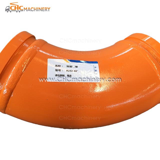 133.Twin Wall Boom Elbows 125xR232B-60° Concrete Pump Parts for 001693302S0601000
Concrete Pump Parts
Zoomlion. Sany. Putzmeister. Schwing.XCMG,Rexroth,